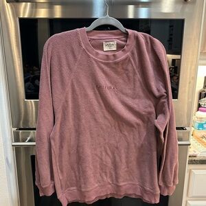 Gilly Hicks Mauve Sweatshirt XS has wear